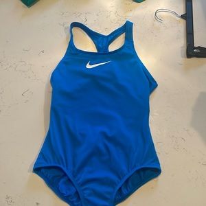 Blue Nike one piece swimsuit